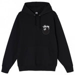 Load image into Gallery viewer, Stussy 8 Ball Pigment Dyed Hoodie Black
