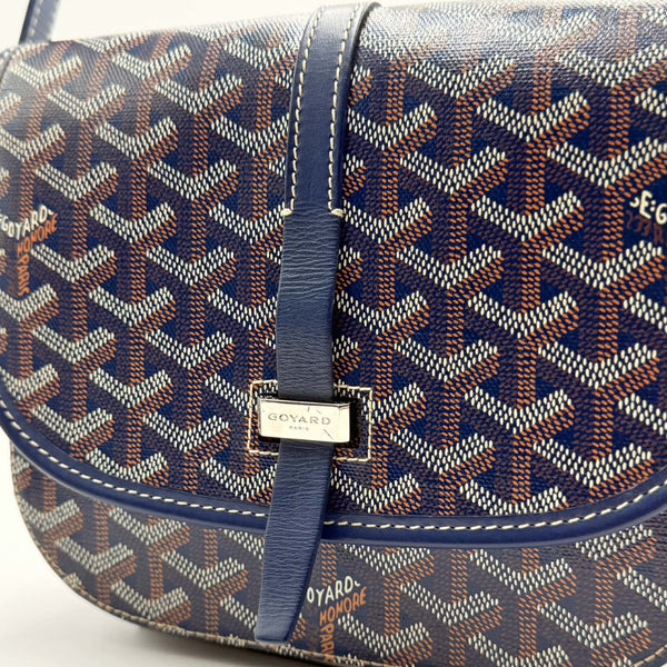 GOYARD Belvedere PM Bag Navy Blue (Like new) VK47X8B