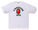 Load image into Gallery viewer, BAPE Brush College Tee White
