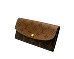 Load image into Gallery viewer, Louis Vuitton Compact Reverse Monogram Emilie Wallet (Like new) G6R7QV8
