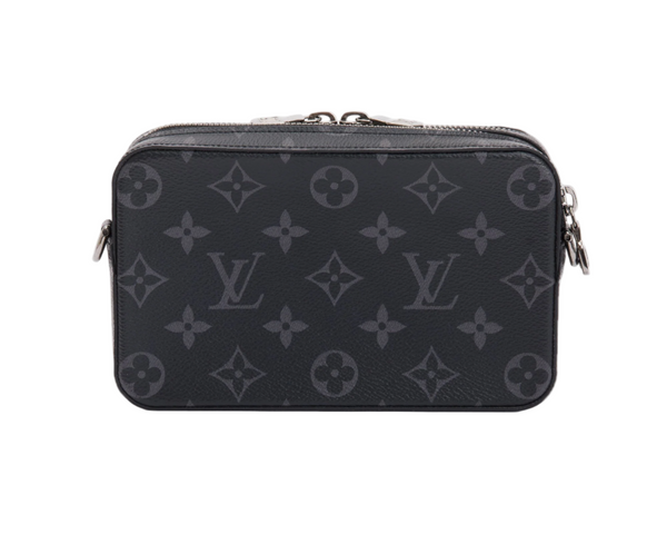 Louis Vuitton Monogram Eclipse Alpha Wearable Wallet Crossbody “Like New”