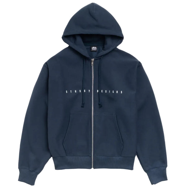 Stussy S Box Zip Hoodie Navy