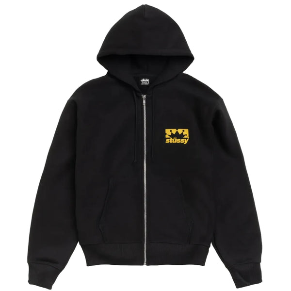 Stussy Box Crown Zip Hoodie Black