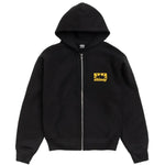 Load image into Gallery viewer, Stussy Box Crown Zip Hoodie Black
