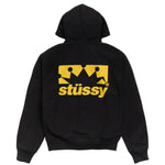 Load image into Gallery viewer, Stussy Box Crown Zip Hoodie Black
