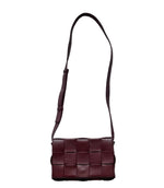 Load image into Gallery viewer, Bottega Veneta Burgundy Leather Cassette  Bag (Like new) 4X9BX4B
