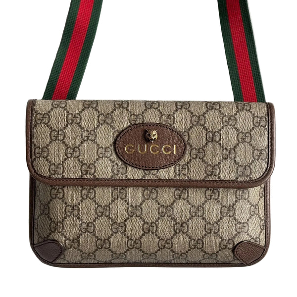 Gucci Neo Vintage GG Supreme Belt Bag Beige/Ebony (Like new) HYH98WY