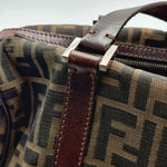 Load image into Gallery viewer, Fendi Brown Zucca Canvas Boston (Pre-owned) W8CGB6J
