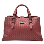 Load image into Gallery viewer, Bottega Veneta Nappa Intrecciato Medium Roma Tote Red (Pre-owned) G7W893K
