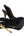 Louis Vuitton Slingback Heels in Black Suede With Gold Leather Trim And Metallic Gold Heel