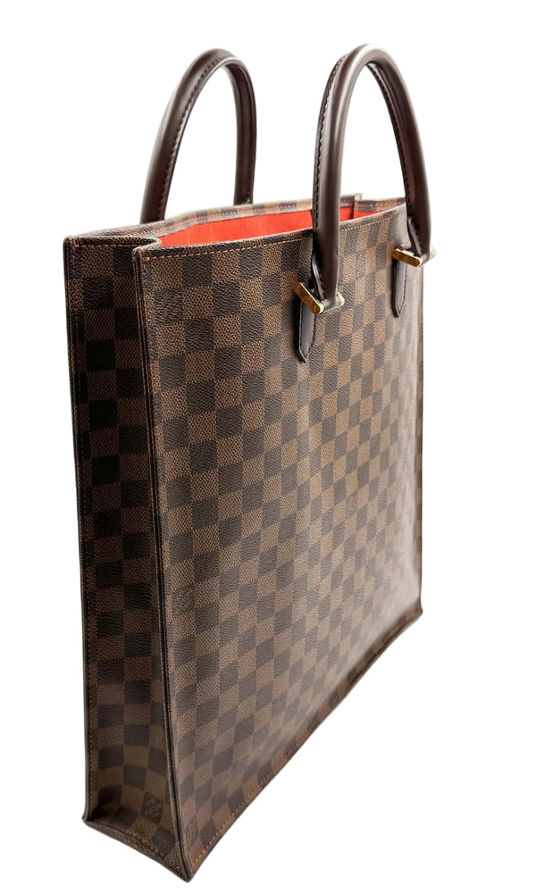 Louis Vuitton 2001 Damier Ebene Venice Sac Plat tote bag (Like new)