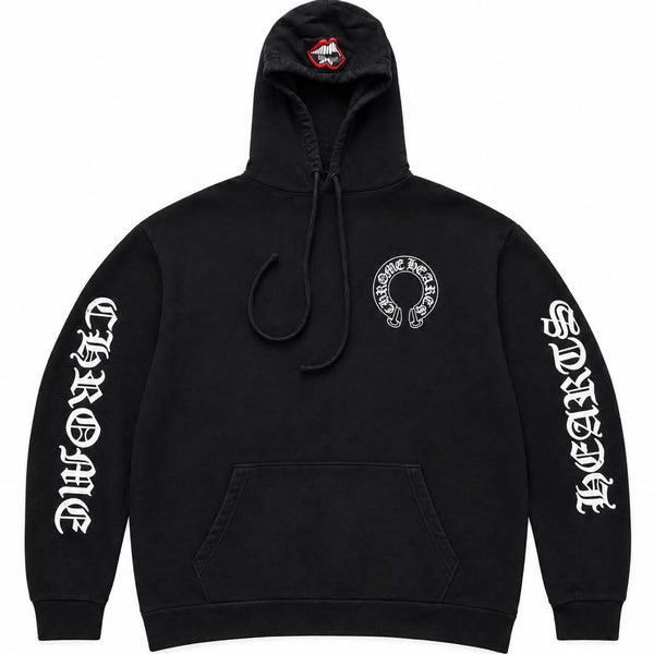 Chrome Hearts  Matty Boy Back Horseshoe Chomper Pullover Hoodie
