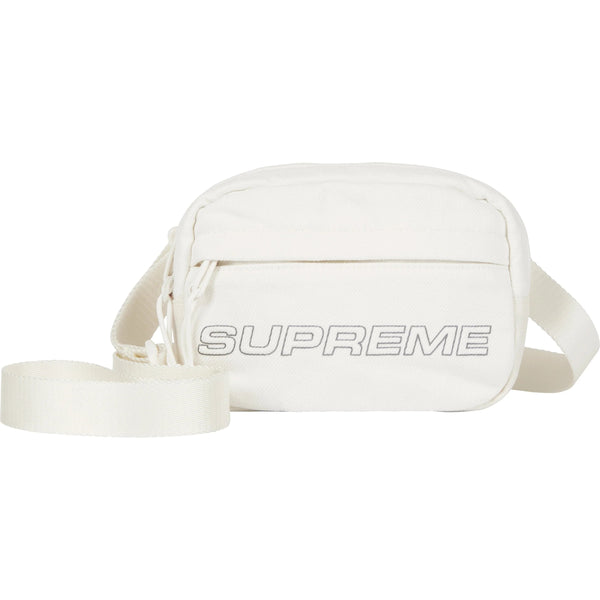 Supreme Denim Mini Shoulder Bag White