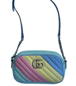 Load image into Gallery viewer, Gucci GG Marmont Small Camera Bag Multicolor Pastel (Pre-owned) C6CMH6T
