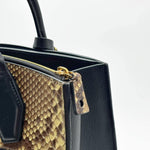 Load image into Gallery viewer, Louis Vuitton  Python/Leather City Streamer MM Noir (Like new) CMTJ609
