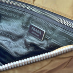 Load image into Gallery viewer, Prada Quilted Beige Nylon Silver Chain Shoulder Bag (Like new) DQR6XQV

