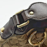 Load image into Gallery viewer, Gucci Beige/Brown GG Canvas Medium Sukey Hobo (Pre-owned) 9X9Y2WG
