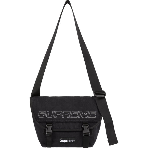 Supreme Denim Messenger Bag Black