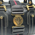 Load image into Gallery viewer, Gucci Leather Aviatrix Boston Bag Black (Pre-owned) T3YM67D
