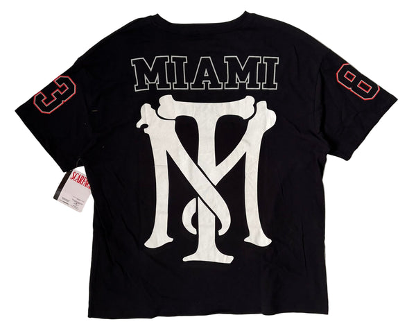 Scarface Tony Montana Cotton Football Jersey Black