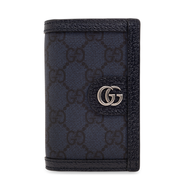 Gucci Navy Blue Folding Card Case (Brandnew)