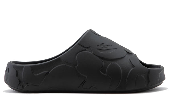 A Bathing Ape Slide #1 Black Solid Camo
