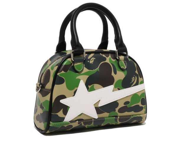 A Bathing Ape ABC Camo Mini Bowling Bag Green