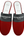 Givenchy Bedford Rouge Red Velvet Black White Mule Logo Backless Slide Flat