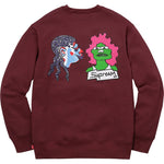 Load image into Gallery viewer, Supreme Gonz Heads Crewneck Burgundy
