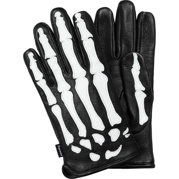 Supreme®/Vanson® Leather X-Ray Gloves Black