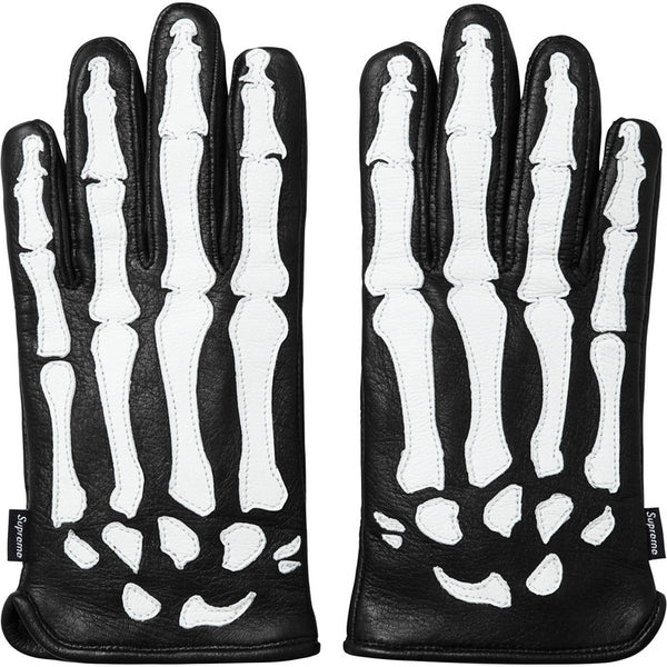 Supreme®/Vanson® Leather X-Ray Gloves Black