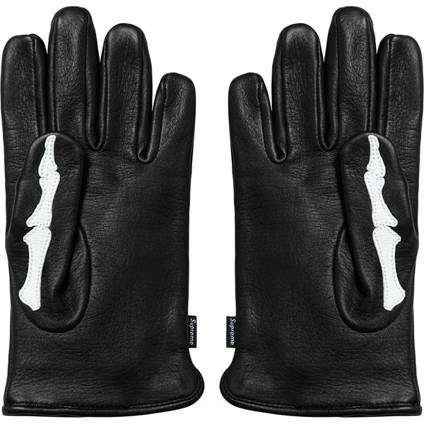 Supreme®/Vanson® Leather X-Ray Gloves Black
