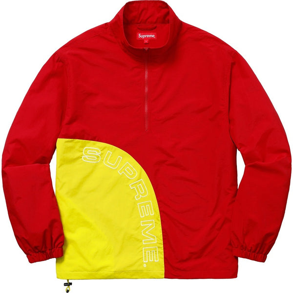 Supreme Corner Arc Half Zip Pullover Red (2018)