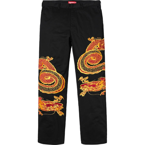 Supreme Dragon Work Pant Black