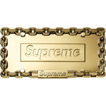 Load image into Gallery viewer, Supreme Chain License Plate Frame Gold
