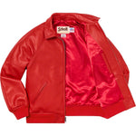 Load image into Gallery viewer, Supreme Schott Martin Wong 8 Ball Leather Varsity Jacket Red
