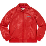 Load image into Gallery viewer, Supreme Schott Martin Wong 8 Ball Leather Varsity Jacket Red
