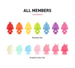 Load image into Gallery viewer, POP BEAN CRYBABY MINI FIGURE- Gradient Color Set

