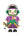 Pop Mart MEGA SPACE MOLLY 1000% JOKER