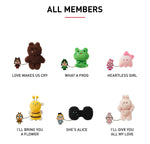 Load image into Gallery viewer, Popmart CRYBABY Crying Again Series-Plush Badge Blind Box (Sold per piece)

