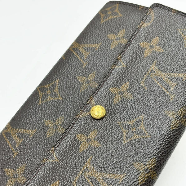 Louis Vuitton Monogram Portefeuille Sarah Long Wallet (Pre-owned)