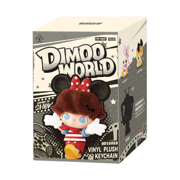 DIMOO WORLD × DISNEY Series-Vinyl Plush Keychain Blind Box (Sold per piece)