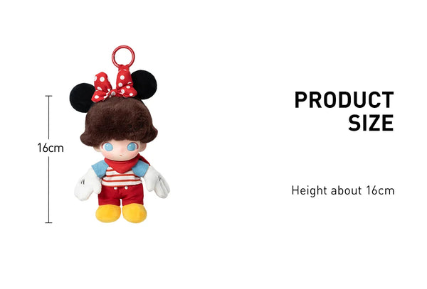 DIMOO WORLD × DISNEY Series-Vinyl Plush Keychain Blind Box (Sold per piece)