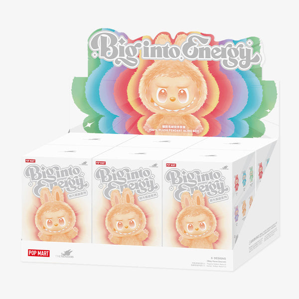 Popmart Labubu THE MONSTERS - Big into Energy Series-Vinyl Plush Pendant Blind Box (Sold per piece) V3