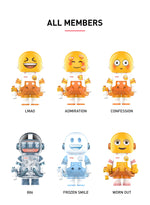 Load image into Gallery viewer, Popmart Mega Space Molly 100% x Emoji Series Blind box (Sold per piece)
