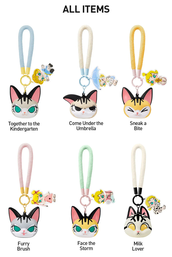Baby Molly & Baby Tabby Series-Pinch Pendant Blind Box (Sold per piece)