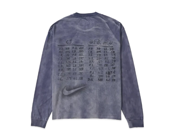 Travis Scott Cactus Jack x Fragment x Nike Houston To Ise Mie Longsleeve Washed Blue
