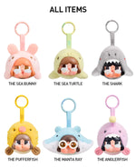 Load image into Gallery viewer, Popmart Crybaby Cry Me An Ocean Series - Vinyl Plush Pendant Blind Box (Sold per piece)
