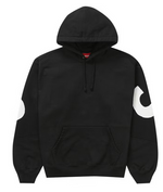 Load image into Gallery viewer, Supreme Big Logo Jacquard Hooded Sweatshirt Black
