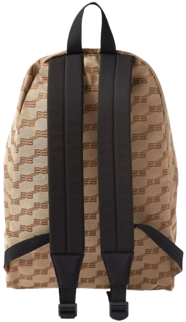 Balenciaga Signature Backpack in BB Monogram Coated Canvas Beige